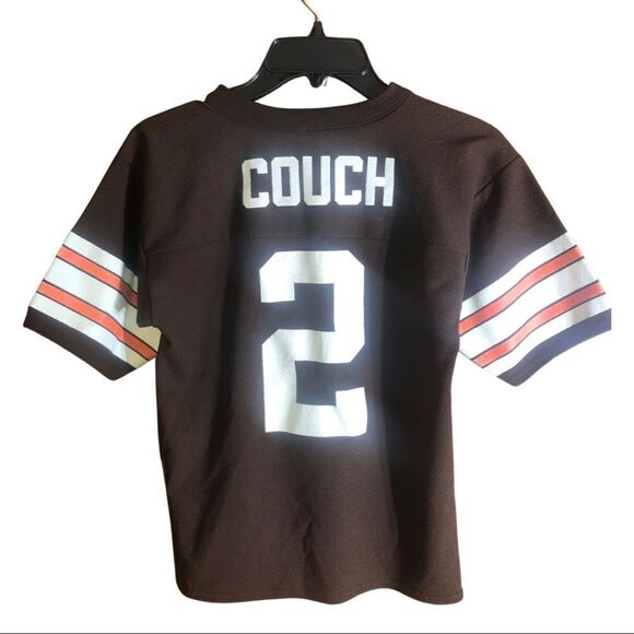 Vintage Logo 7 Tim Couch Cleveland Browns NFL Football jersey Youth Medium 90’s - Picture 1 of 3
